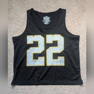 Black and Yellow Women's Jersey Tank Top